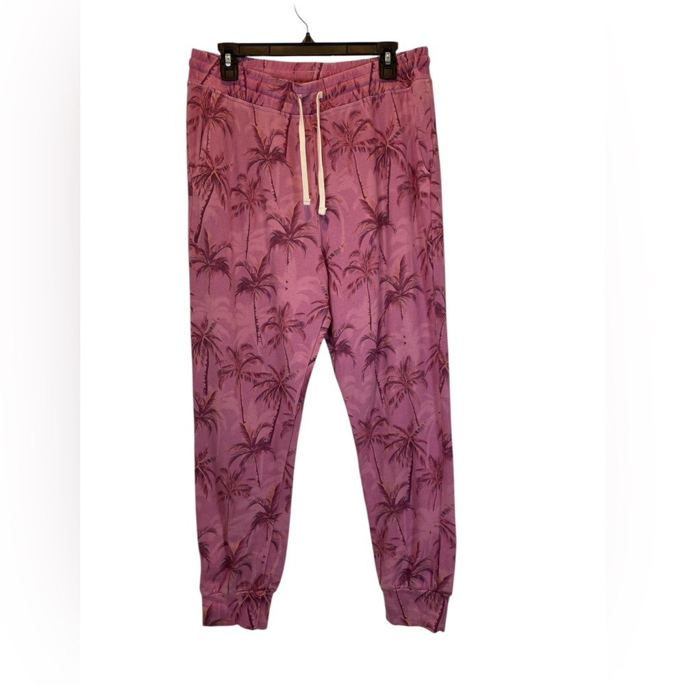 SUNDRY Women’s Palm Tapered Print Jogger Bottoms size 4